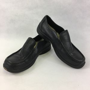 Ugg Size 8 Shearling Sherpa Leather Moccasins